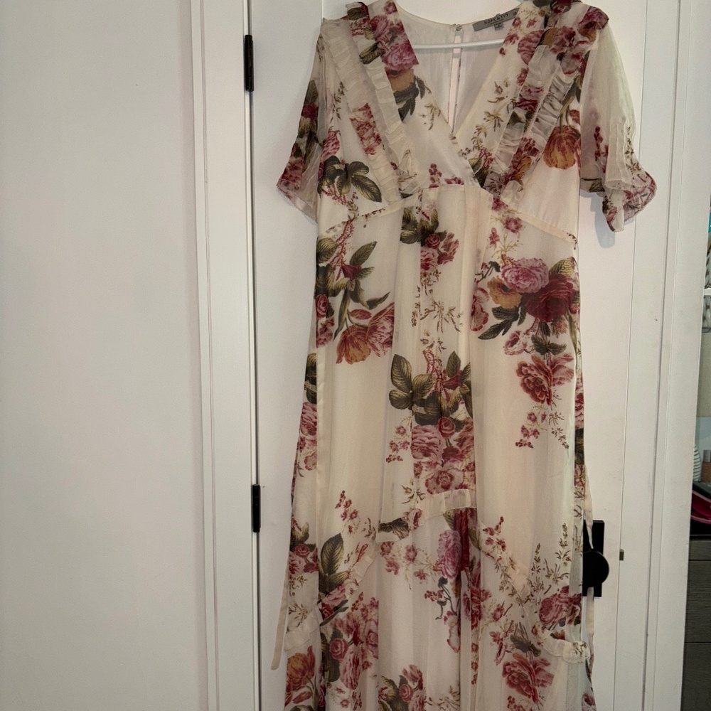 Pregnancy floral dress
